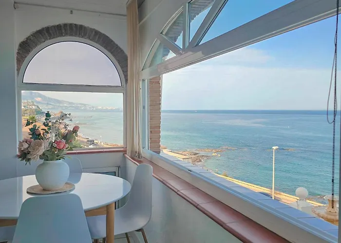 Charming Townhouse In El Faro, Spain, Studding Sea View & Community Pool